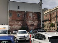 Straat kunst in Christchurch