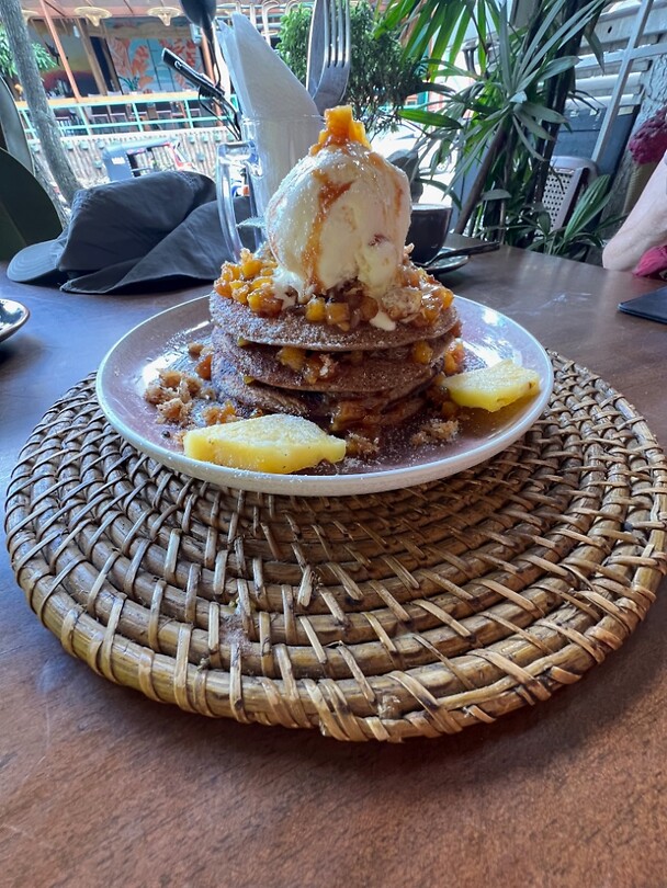 Heerlijke pannenkoek voor de lunch