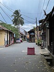 Stille straten in Galle