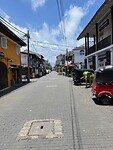 Stille verlaten straten in Galle