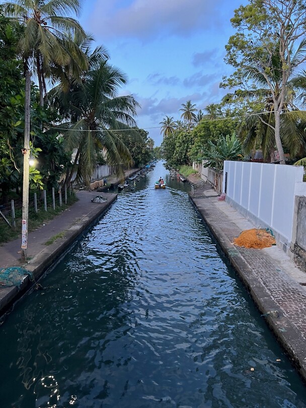 Kanalen in Negombo