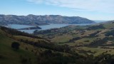 Uitzicht op Akaroa