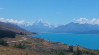 Lake Pukaki and mt cook