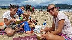 Lekker aan het strand