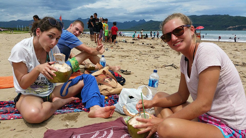 Lekker aan het strand