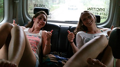 In de bus terug met Isabelle