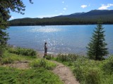 Het Maligne Lake.