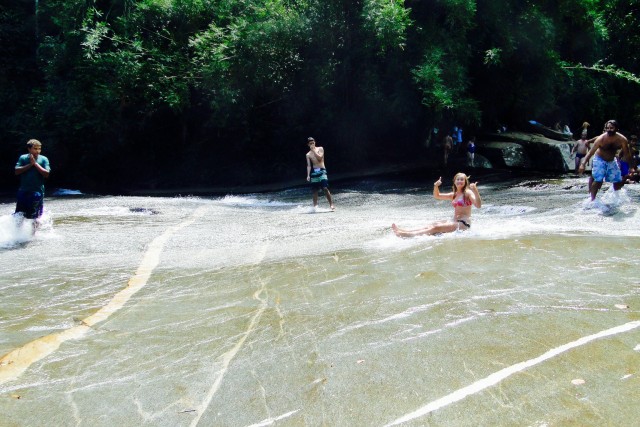 Waterfall fun day
