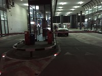 Grens Tur-Georgie Perry met de auto