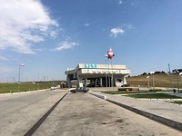 Tankstation onderweg