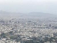 Mooi uitzicht Teheran vanaf tower