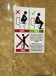 Gebruiksaanwijzing toilet Tasjkent