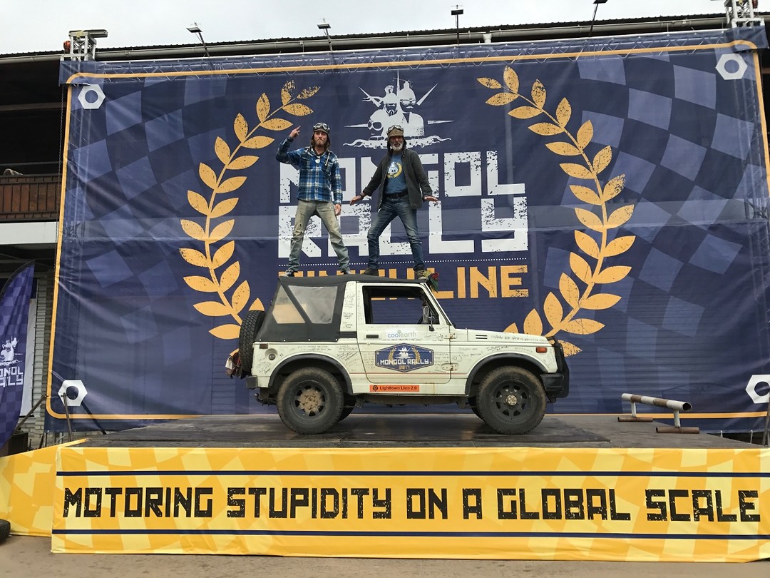 We did the Mongolrally and finished