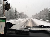 Veel sneeuw in Zweden