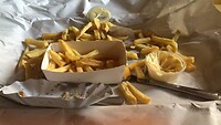 Frites!! De moyen was te veel voor me