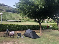 Camping plekje bij Tournon