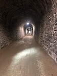 Een van de oude spoortunnels