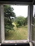 Uitzicht uit de slaapkamer