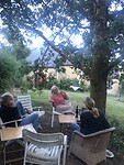 In de tuin