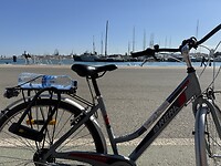 Weer met het fietsje bij de marina