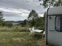 De caravan (nog even zonder fiets)