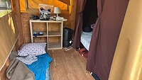 In de boomhut