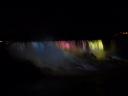 Niagara watervallen bij nacht