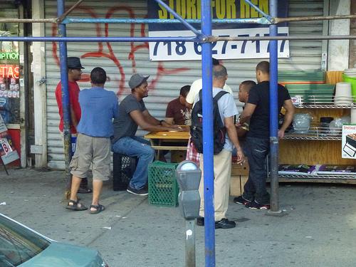 New York: spellen spelen op straat
