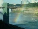 Regenboog voor de waterval