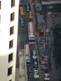 Vanaf Rockefeller Center: het verkeer