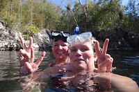 Snorkelen in de cave