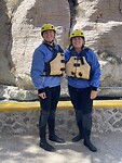 Mier & Lilly in full rafting gear