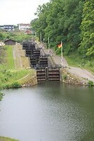 Oude sluizen bij Vänersborg