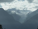 Glacier tussen Mt Cook en Mt Tasman