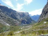 Milford Sound, on the road
