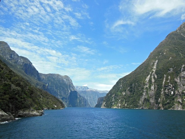 Milford Sound, binnenkomst van Captain Cook!