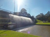 In Sydney zijn een hoop fonteinen te vinden, zo ook hier.