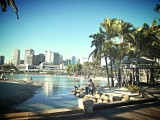 Zwembad en strand in South Bank