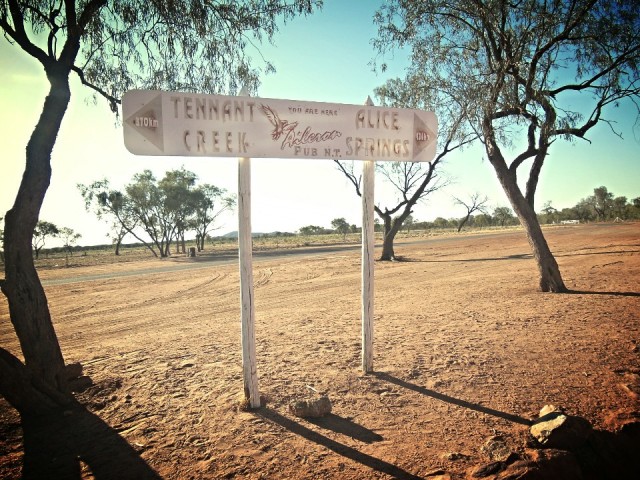 Op weg naar Alice Springs