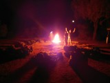 Slapen onder de sterrenhemel in onze swag