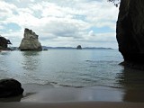 Cathedral Caves on the Catlins Coast, Nieuw Zeeland
