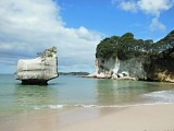 Cathedral Caves on the Catlins Coast, Nieuw Zeeland
