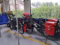 In de trein