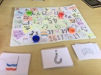 Ganzenbord spelen met de collega's