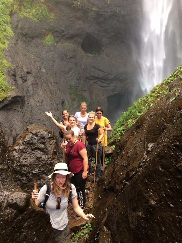 De eerste waterval
