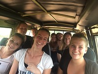 Onze roadtrip kan beginnen haha