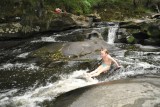 Glijden van de waterval