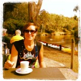 Chai latte at Studley park boathouse