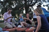 Friday afternoon picnic in the parc