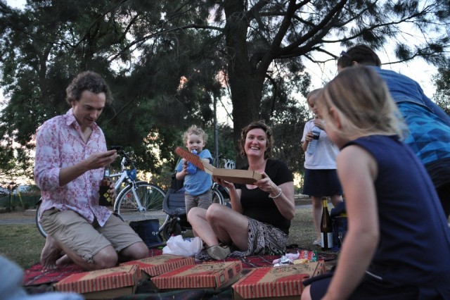 Friday afternoon picnic in the parc